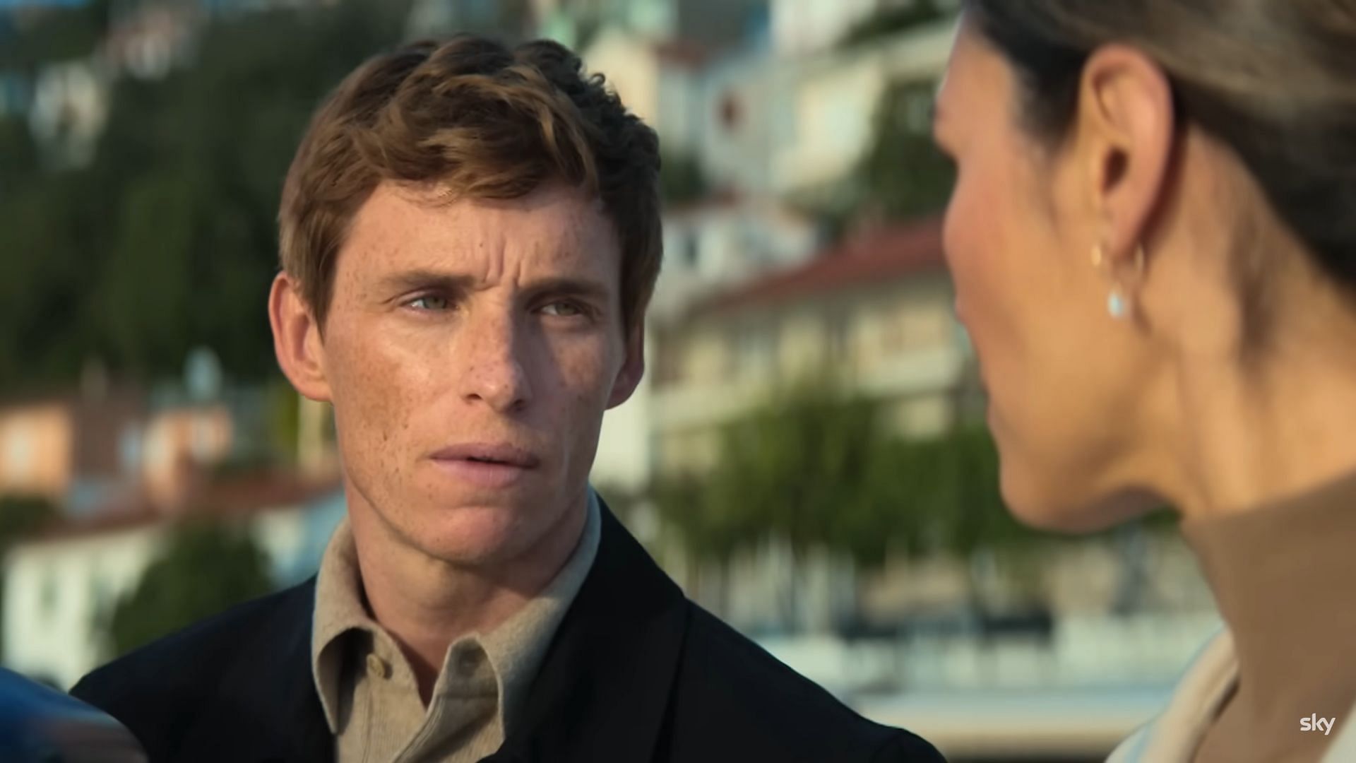 A still of Alexander Duggan, aka the Jackal, from The Day of the Jackal (Image via YouTube/Sky TV)